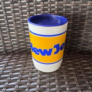 Vintage‎ Whirley New Jersey Plastic Travel Mug with Lid